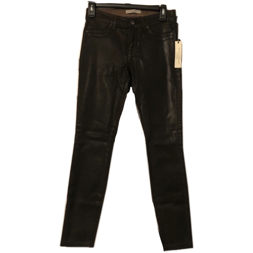 NWT Rich & Skinny “Crocodile Leather” Pants